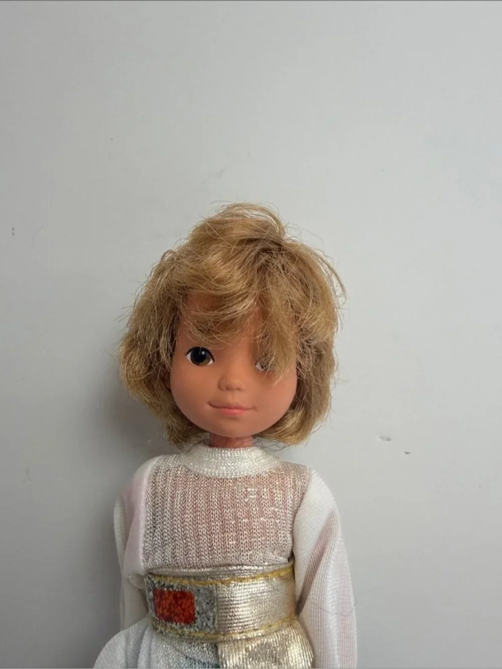 1986 Lady Lovely Locks boy Prince Stongheart Poseable Doll Mattel vintage